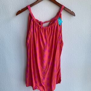 Escapade Bright Color Tie Tank XS